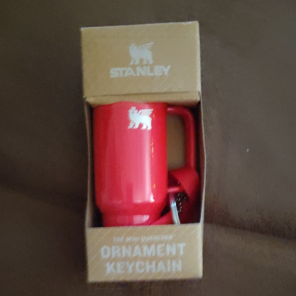 Stanley Cup Vibrant Red Mug Keychain Christmas Ornament Target 2024